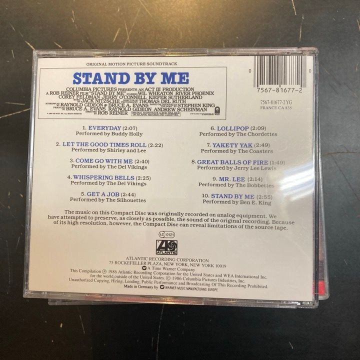 Stand By Me - The Soundtrack CD (M-/M-) -soundtrack-